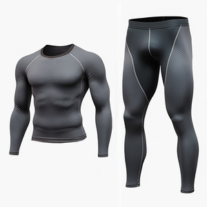 Ensemble de compression Rash Guard MMA à manches longues OEM avec logo personnalisé imprimé par sublimation, matière Spandex/Nylon, séchage rapide, respirant - Product Image 4