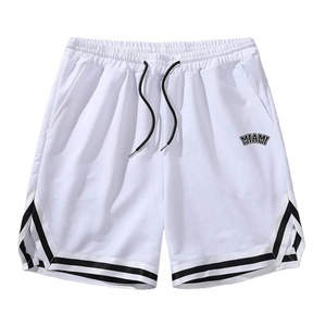 Pantalones Cortos de Baloncesto Sublimados Personalizados, Estilo Vintage, Tallas Grandes, Ropa Deportiva Transpirable para Adultos y Niños, Diseño de Pantalones Cortos de Baloncesto en Blanco - Product Image 1