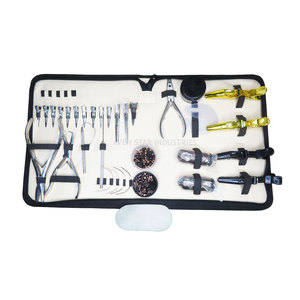 Kit de cinta de alicates Micro Link profesional para extensiones de cabello, alicates Micro-Link con logotipo privado de acero inoxidable para kit de extensiones - Product Image 5