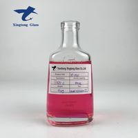 Bouteilles en verre vides classiques de qualité supérieure, populaires, personnalisables, pour vodka, whisky, tequila, 500 ml, 700 ml