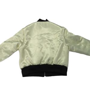 Chaqueta Bomber Personalizada con Logotipo Frontal para Hombre, Cuello Alto, Ligera, Cortavientos, con Ribetes en Contraste, Estilo Casual Varsity - Product Image 5