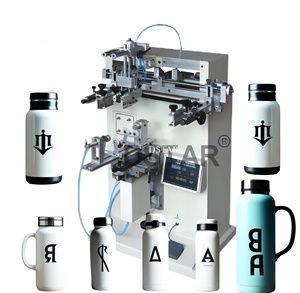 DX-300 1 Color Screen Printing Machine for Reagent Bottle Silk Screen Printer for Glass Bottle
