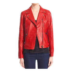 Les femmes Conception Personnalisée À Fermeture Éclair Décontracté Mode Vestes En Cuir - Product Image 1