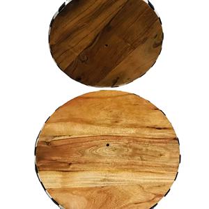 621 Hot Selling <b>Wooden</b> Marble Resin Customized Coaster Set With Natural & Customized Color Made in India - Product Image 1