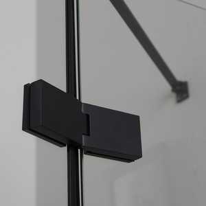 Paroi de douche MATT BLACK LION 90X90 H190 CM sans profilés - Product Image 5