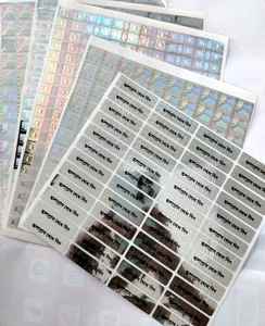 Etiquetas Adhesivas Redondas de Aluminio Personalizadas Más Vendidas, Multicolores, Autoadhesivas, Impresas con Holograma, Protección de Marca para Embalaje - Product Image 1