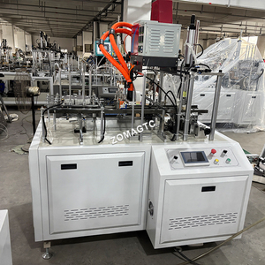 Hoàn toàn tự động kraft giấy duy nhất PE dùng một lần hộp đựng thức ăn dùng một lần PE tráng ăn trưa hộp thức ăn nhanh hình thành máy làm - Product Image 4