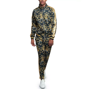 OEM Service Respirant Coupe ajustée Prix bas Survêtement Sublimé pour Homme Vêtements décontractés Survêtement de couleur unie à manches longues - Product Image 6