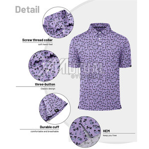 Camisetas de Polo de verano para hombre, camisetas de Polo de Material de algodón suave de tela transpirable, ideales para exteriores - Product Image 6