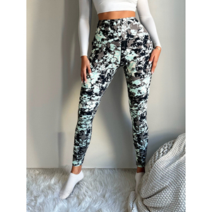 Wholesale Supplier of Colorful High-Waist Women's <b>Leggings</b> 4 Way Stretch Spandex/Nylon Breathable <b>Ankle</b>-<b>Length</b> for Fitness Yoga - Product Image 4