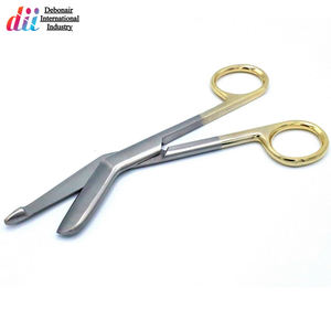 Ciseaux à bandage manuels en acier inoxydable chirurgical de haute qualité pour la chirurgie orthopédique, réutilisables, de haute qualité - Product Image 3