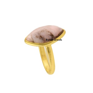 ขายดีที่สุดชุบทอง18K โมลมีทองแดงโอปอลสีชมพูพลอย925อัญมณีเงินสเตอร์ลิงสำหรับเป็นของขวัญสำหรับผู้หญิง - Product Image 4