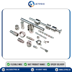 Componentes torneados de acero inoxidable con logotipo personalizado Servicios de mecanizado CNC de calidad superior del exportador indio - Product Image 2
