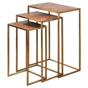 Top vente 2025 Table d'appoint Restaurant décoration fabricant en gros ensemble en métal de Table basse utilisation pour la décoration de café - Product Image 1