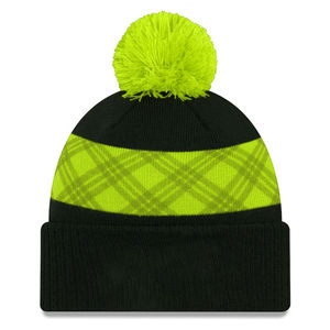 Gorro de Punto con Pompones Personalizado de Moda, Gorro de Invierno de Jacquard de Alta Calidad con Puño, Unisex, Deportivo, para Exteriores, Fabricación OEM al por Mayor - Product Image 1