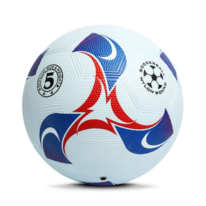 Ballon de football promotionnel en cuir PU grainé de haute qualité pour l'entraînement, les écoles, les clubs, les événements, les cadeaux et la pratique récréative - Product Image 1