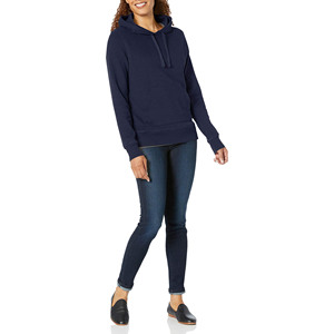 Sweat à capuche personnalisé lavé à l'acide 100% coton lourd épaule tombante Double lavage à l'acide Sweat à capuche Street Wear Sweats à capuche unis pour femmes - Product Image 4