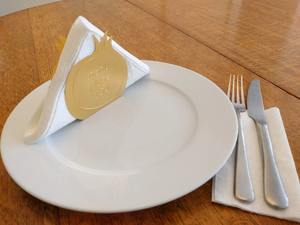 Pomegranate Shape Gold Finished <b>Napkin</b> Holder for Dining Table Kitchen Counter Home Decor Guest Serving and Special Occasions - Product Image 5