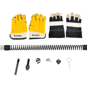 Máquina de limpieza de drenajes con alimentación automática para tuberías de 2-4 pulgadas, 220 RPM, cable de 75 pies - Product Image 4