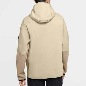 Sweats à capuche d'hiver tendance personnalisés couleur unie impression numérique 100% coton polaire adulte hommes et femmes - Product Image 5