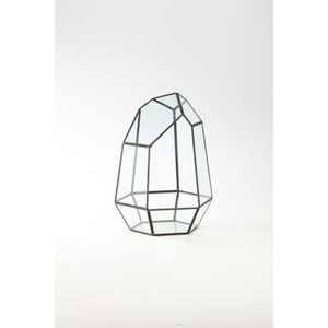 Terrario de vidrio de latón de 6 "o 8" para plantas de interior, terrario dorado al por mayor, Terrario de vidrio geométrico, diseños geométricos, polígono - Product Image 2