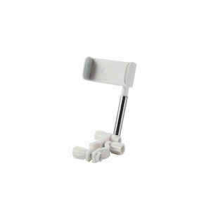 Netzy SAFALG-01 White Rearview <b>Mirror</b> Phone Holder Adjustable <b>Plastic</b> Stand with Magnetic Car Holder Box Package Included - Product Image 2