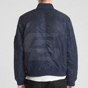 2025 nueva chaqueta acolchada de moda para hombre Color sólido High Street XS tamaño tela ligera invierno Bomber Stand alta calidad a prueba de viento - Product Image 2