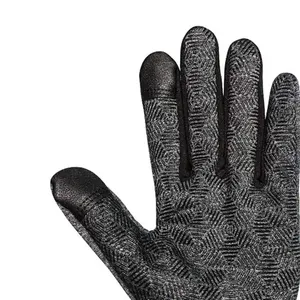 Gants de football Max Pro de haute qualité, coupe-vent d'hiver, chauds, en polyester jacquard, pour hommes, vente en gros, utilisation à vélo, avec logo personnalisé - Product Image 5