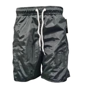 Pantalones Cortos Casuales para Hombre, Directo de Fábrica, 100% Microfibra de Poliéster, Color Sólido, Cintura Elástica, Cómodos, Ropa Deportiva, Moda de Verano - Product Image 1