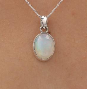 Pendentif en argent sterling 925 fait à la main en pierre précieuse opale Spinner meilleure qualité cadeau de mariage bijoux plaqués or - Product Image 2