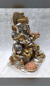 Resin Crafts Indian Diwali Gifts Small Ganesh for Home Decor Hindu Lord Ganesha Idol Statue - Product Image 2