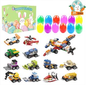 Set de Huevos de Pascua y Conejitos de Peluche, Regalo <span class=keywords><strong>Sorpresa</strong></span> para Niños, Relleno para Canastas, Artículos para la Caza de Huevos, Recuerdos para Fiestas, Decoración para Pascua - Product Image 3