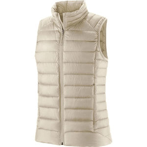 Dernier modèle de veste matelassée longue en toile d'hiver, logo personnalisé, style streetwear, vêtements d'extérieur, veste sans manches tendance pour femmes - Product Image 4