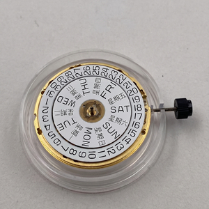 เครื่องนาฬิกา Sellita Caliber SW220-1 ของแท้ ผลิตในสวิตเซอร์แลนด์ ระบบออโตเมติก แสดงวันและวันที่ 26 จิวเวล ชุบทองคำ สองภาษา อะไหล่นาฬิกา sw220 - Product Image 3