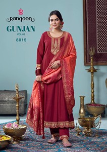 Anarakali Style Women's Indian & Pakistani <b>Silk</b> Fancy Embroidery Work Party Inner <b>Kurta</b>/Kurti Quick Dry - Product Image 3