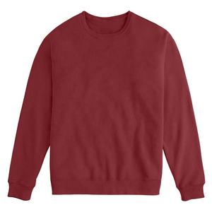Jersey de cuello redondo de gran tamaño para hombre 100% algodón mezclado básico sudaderas de verano ropa de invierno - Product Image 4