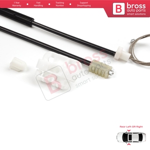 Kit de réparation de lève-vitre BWR5499, arrière gauche ou droit, pour 306 1992-2003, berline 4/5 portes HB 9221C2 - Product Image 5