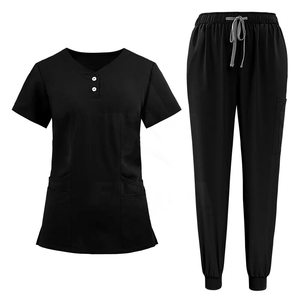 ชุดยูนิฟอร์มสครับขายดีสำหรับคนตัวใหญ่ ชุดยูนิฟอร์มทางการแพทย์แบบซักได้ ชุดสครับพยาบาล ชุดสครับสำหรับแพทย์ผ่าตัด ชุดยูนิฟอร์มสครับ - Product Image 1