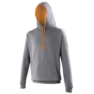 Sweat à capuche universitaire pour homme en molleton bouclette bleu et blanc, taille S, écologique, pour l'hiver, vente en gros - Product Image 5