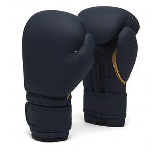 Gants de boxe en cuir entièrement personnalisables, fabriqués par des professionnels, avec support de poignet à fermeture auto-agrippante et évacuation de l'humidité - Product Image 1