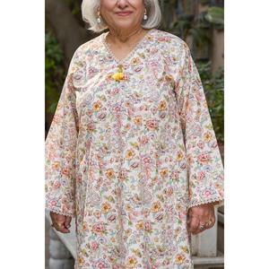 เสื้อเชิ้ตผ้าฝ้ายพิมพ์ลายลำลอง SL-62024 แขนสามส่วน สำหรับฤดูใบไม้ผลิ/ฤดูร้อน - Product Image 5