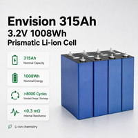 Batterie LiFePO4 Envision 314Ah 3.2V Grade A Cellule Prismatique à Décharge Profonde pour Système de Stockage Solaire, Véhicules Électriques, Camping-cars et Voitures de Golf – Stock UE Pologne
