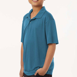 Polo à manches courtes Performance Golf Shirt Dry Fit Athletic Col Tee (tailles 8-20) Jeunes Garçons Performance Polos - Product Image 4
