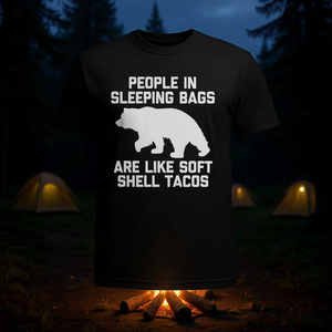 Sacs de couchage promotionnels à manches longues en softshell, design Tacos, pour le camping, type débardeur et t-shirt - Product Image 3