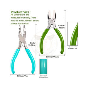 Professional Jewelry Making <b>Plier</b> <b>Set</b> Beading Tool Kit Precision Hand Tools For Wire Wrapping Jewelry Design And Repair Work - Product Image 4