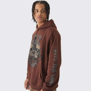 Sweatshirts d'hiver unisexes de haute qualité respirants avec logo brodé personnalisé pour hommes-Vente en gros de sweats à capuche vierges - Product Image 2
