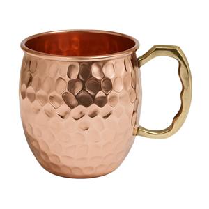Venta al por mayor de lujo respetuoso con el medio ambiente martillado cobre Moscú mula taza cobre puro Drinkware diseño en venta 1 pieza - Product Image 1