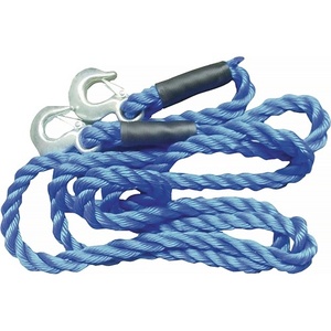 Heavy-Duty 4000 kg Polypropylene <b>Car</b> Tow Rope with 400 cm <b>Hook</b> Length 20 mm HP <b>CAR</b> ACCESSORIES - Product Image 1