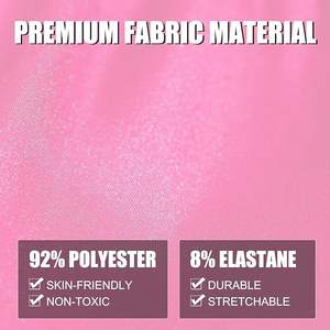 Nouveaux hommes confortables à séchage rapide plage rose couleur soyeux Shorts soie maillot de bain avec cordon élastique taille respirant - Product Image 5