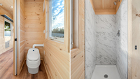 Maisonnette mobile compacte pour une vie en solo